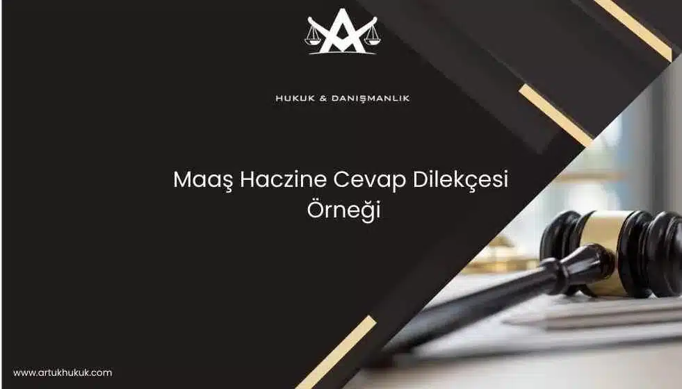 maaş haczi cevap dilekçesi örneği